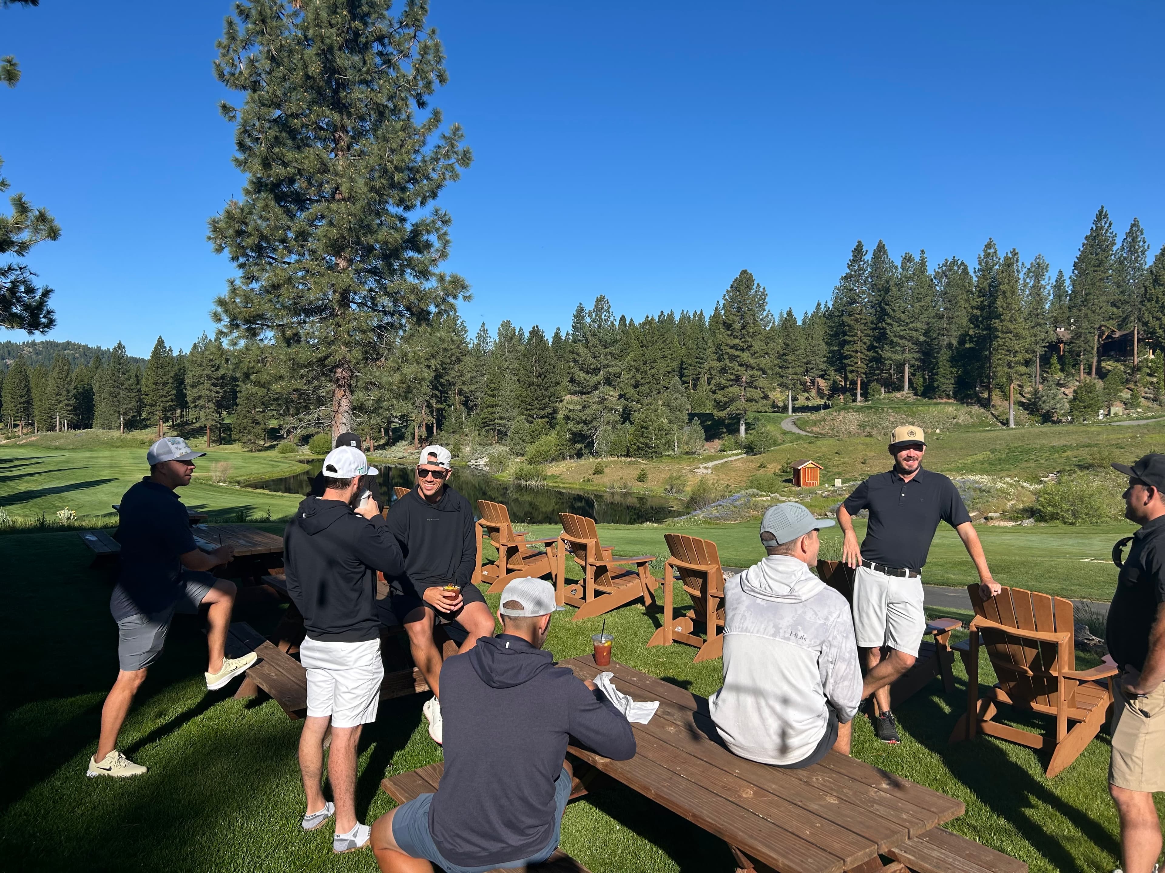 Boys at the course